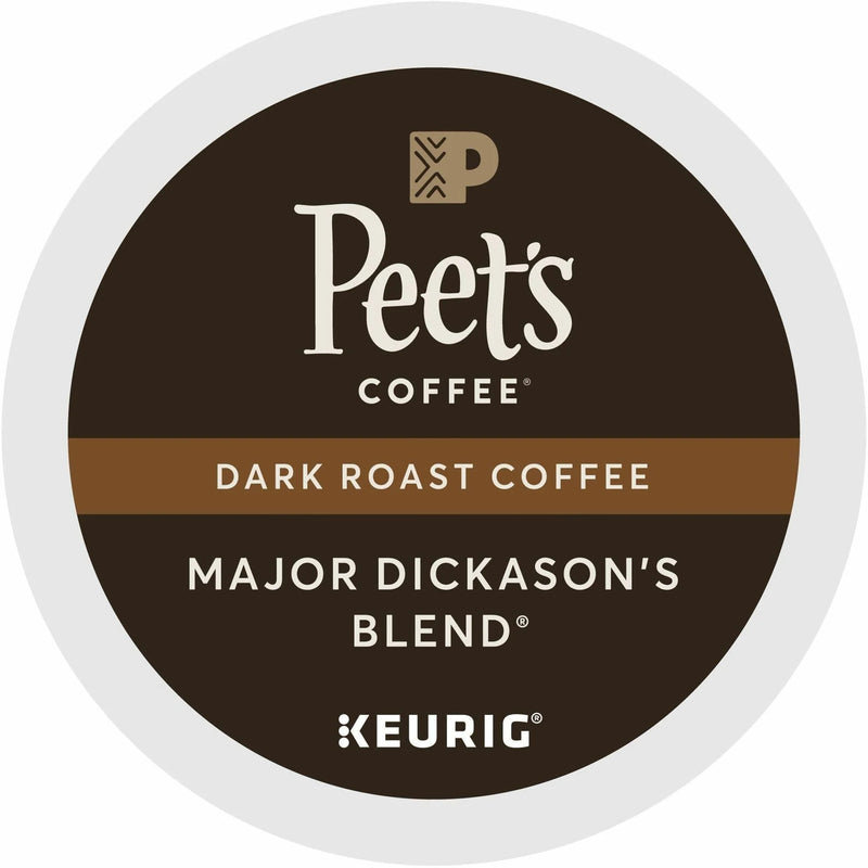 Peet’s Coffee® K-Cup Major Dickason’s Blend Coffee - Compatible with Keurig Brewer - Dark