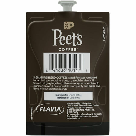 Peet’s Freshpack Cafe Domingo Coffee - Compatible with Flavia Aroma Barista Creation 600 500