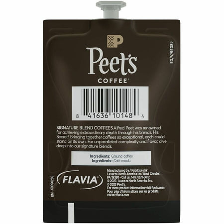 Peet’s Freshpack French Roast Coffee - Compatible with Flavia Aroma Barista Creation 600 500