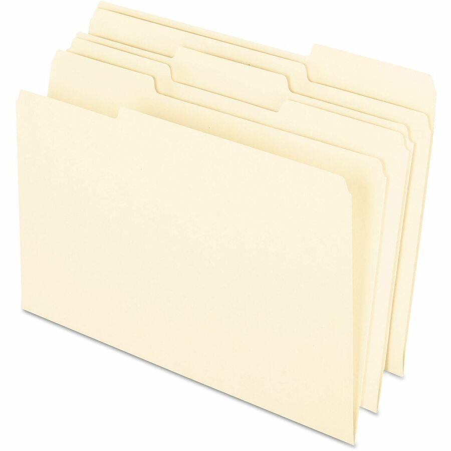 Pendaflex 1/3 Tab Cut Legal Recycled Top Tab File Folder - Left
