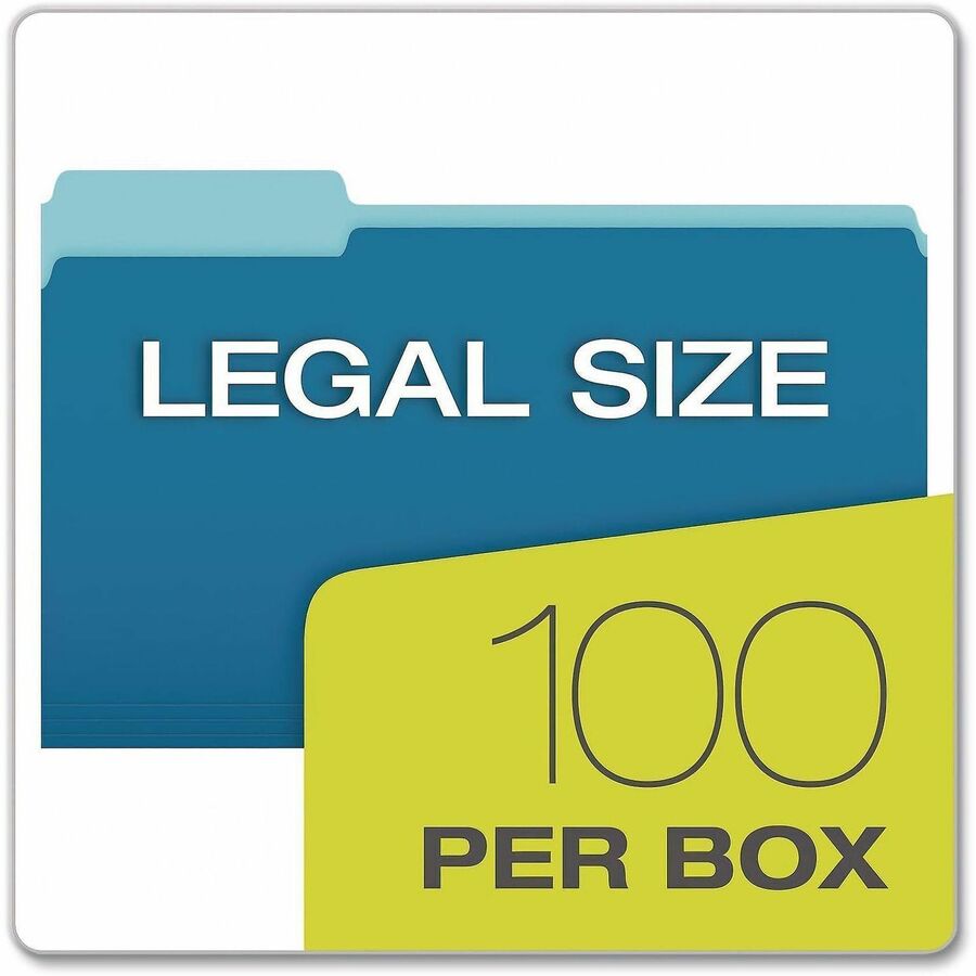 Pendaflex 1/3 Tab Cut Legal Top Tab File Folder - Alternate-Image4