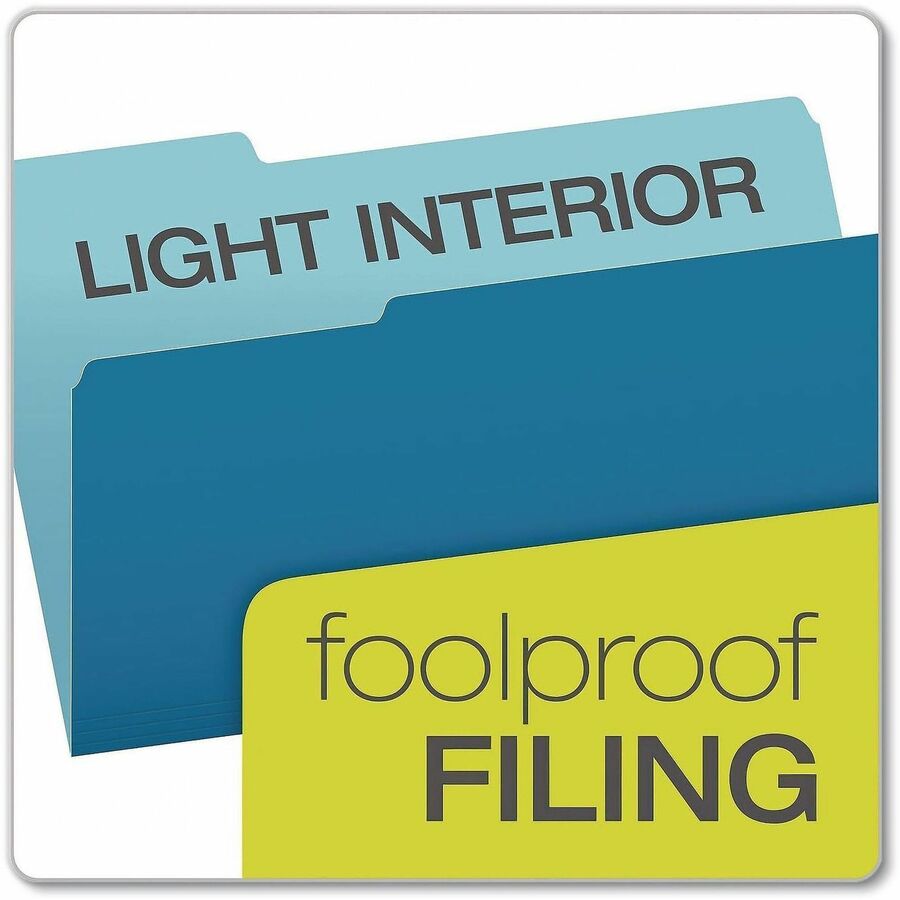 Pendaflex 1/3 Tab Cut Legal Top Tab File Folder - Alternate-Image2