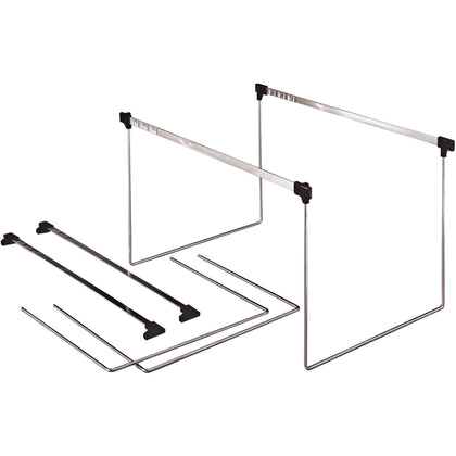 Pendaflex Actionframe Drawer File Frames: Letter Size Steel Stainless - 2/Box - Hanging Folders & Accessories
