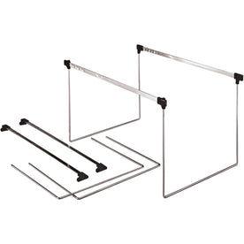 Pendaflex Actionframe Drawer File Frames: Letter Size Steel Stainless - 2/Box - Hanging Folders & Accessories
