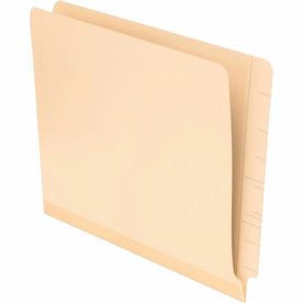 Pendaflex Letter Recycled End Tab File Folder - 8 1/2’’ x 11’’ - 11 pt. - 2 Plys - Poly - Manila - Folders