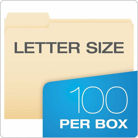Pendaflex Essentials 1/3 Tab Cut Letter Top Tab File Folder - Alternate-Image4