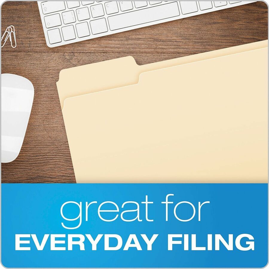 Pendaflex Essentials 1/3 Tab Cut Letter Top Tab File Folder - Alternate-Image3