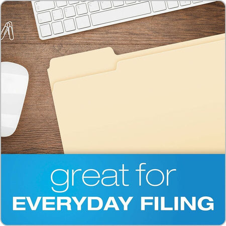 Pendaflex Essentials 1/3 Tab Cut Letter Top Tab File Folder - Alternate-Image3