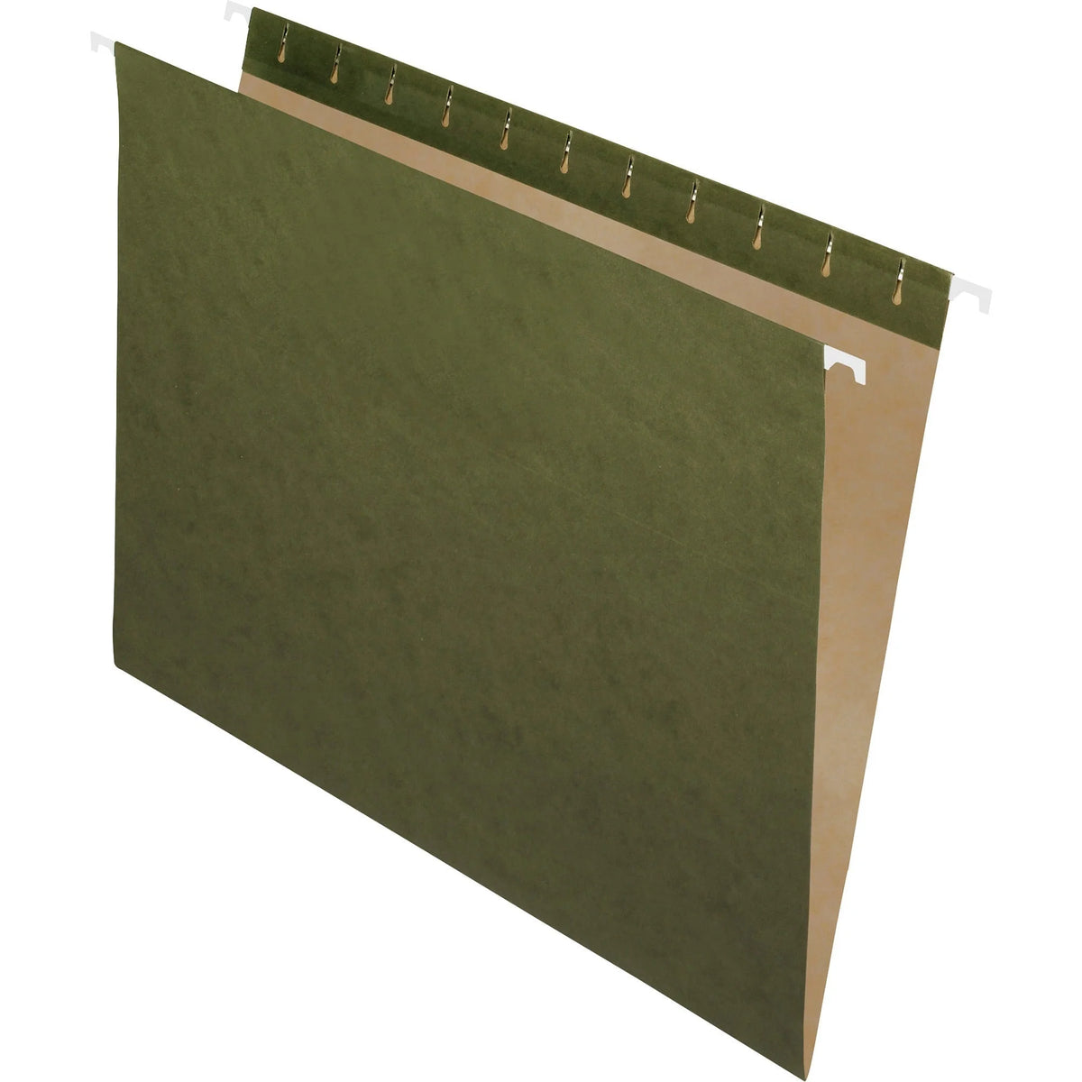 Pendaflex Essentials Letter Recycled Hanging Folders - Standard Green - 25/Box - & Accessories