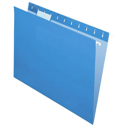 Pendaflex Essentials Recycled Hanging Folders - Blue - 25/Box - & Accessories