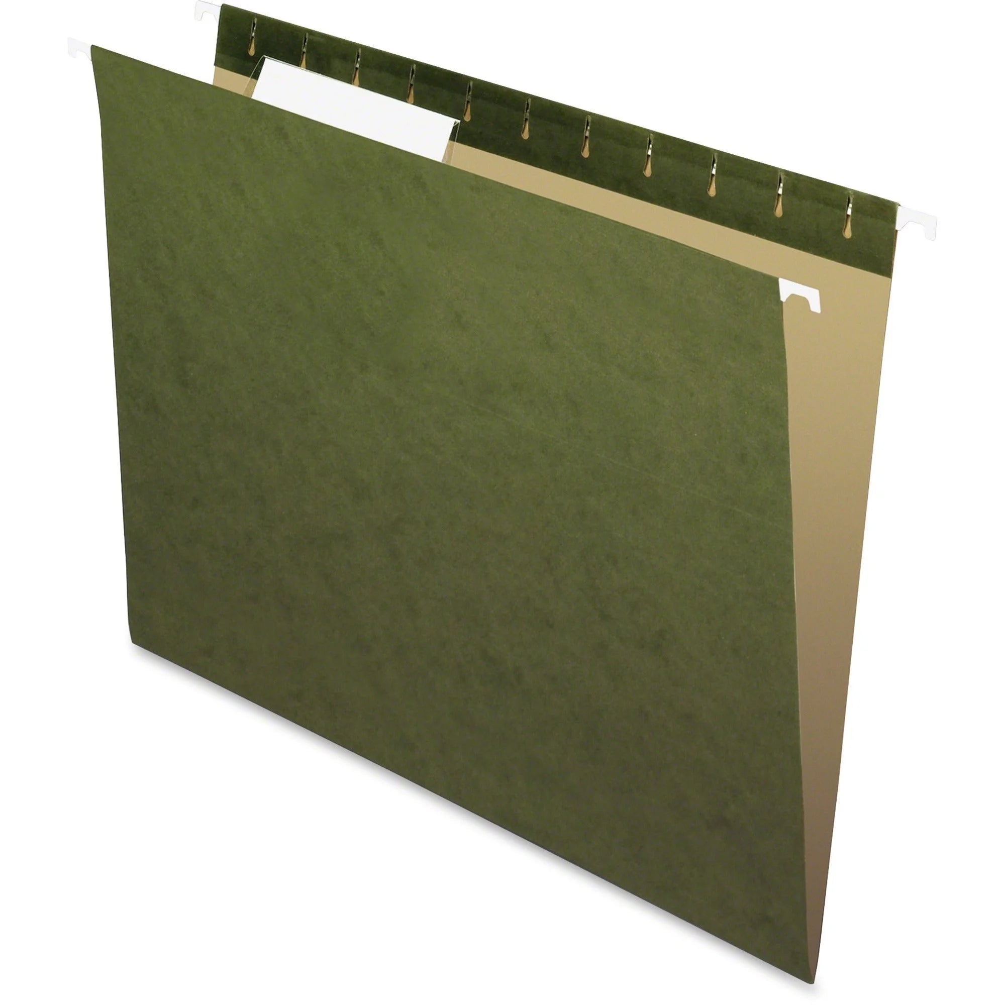 Pendaflex Essentials Recycled Hanging Folders - Standard Green - 25/Box - & Accessories