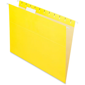 Pendaflex Essentials Recycled Hanging Folders - Yellow - 25/Box - & Accessories