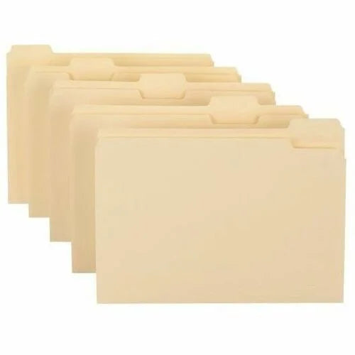 Pendaflex Essentials Recycled Top Tab File Folders - Assorted Position - 100/Box