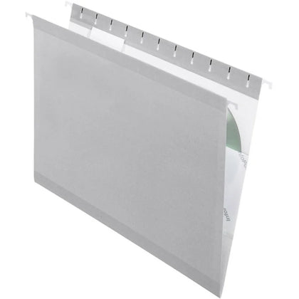 Pendaflex Legal Hanging Folders - 1/5 Tab Cut 11 pt. Gray - Tear Resistant 10% Recycled - 25/Box - & Accessories