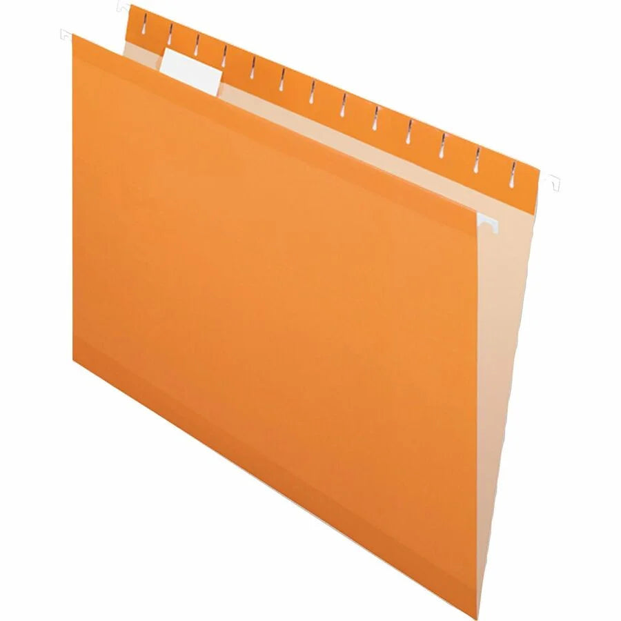 Pendaflex Legal Hanging Folders - 1/5 Tab Cut - Orange - 25/Box - & Accessories