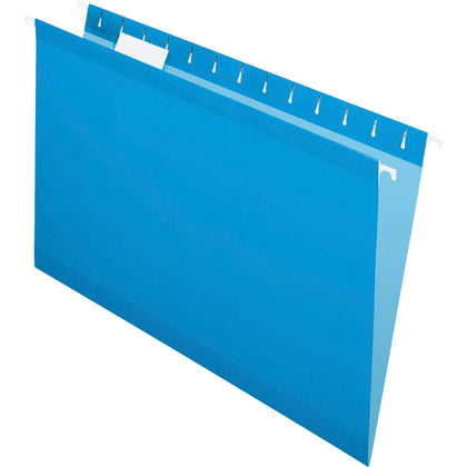 Pendaflex Legal Hanging Folders - Blue 1/5 Tab Cut 10% Recycled - & Accessories