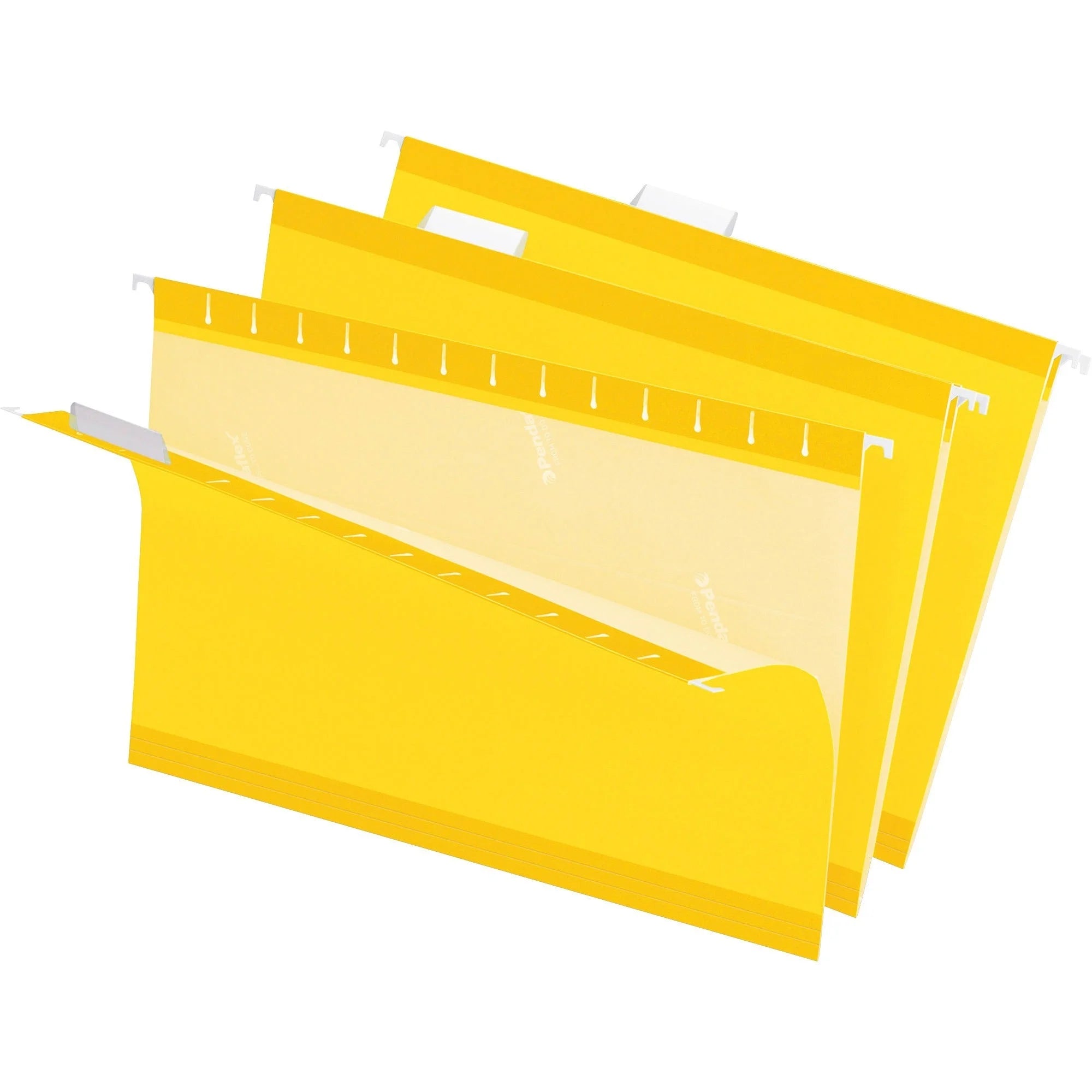 Pendaflex Legal Hanging Folders - Yellow 1/5 Tab Cut Reinforced - 25/Box - & Accessories