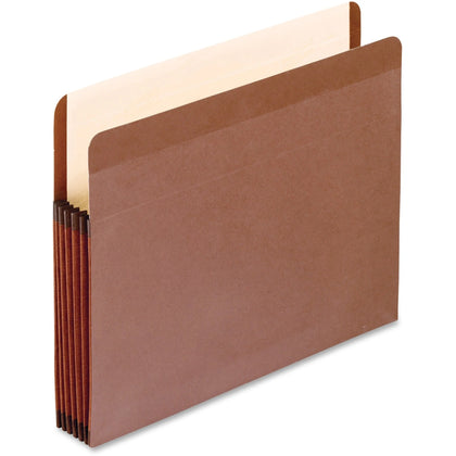 Pendaflex Legal Recycled Expanding File: Red Fiber 5 1/4’’ Expansion - Durable Eco-Friendly - 5/Box - Filing Jackets &