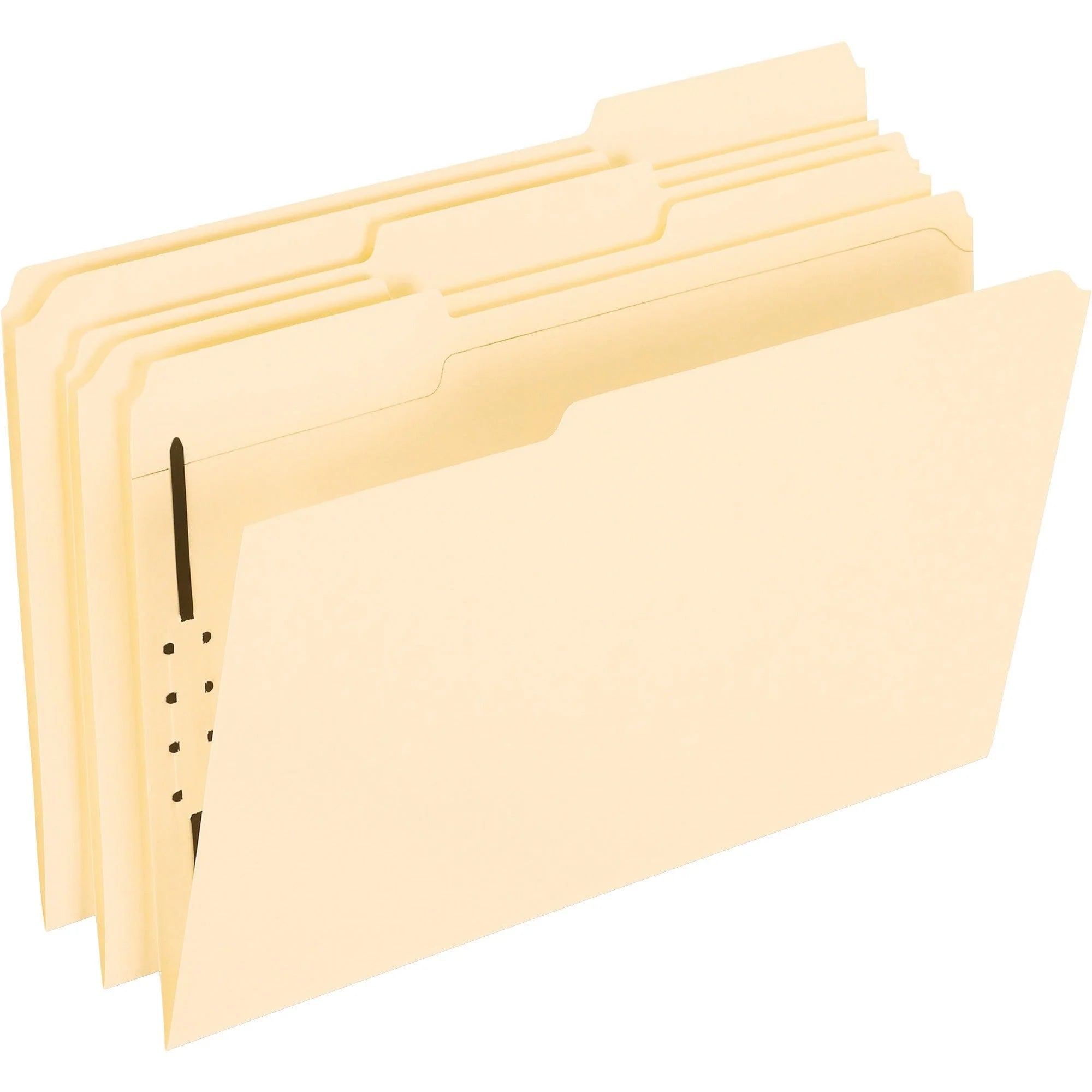 Pendaflex Legal Recycled File Folders - Heavyweight Reinforced Tabs - Fastener