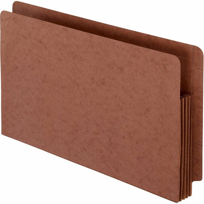 Pendaflex Legal Recycled File Pocket - Heavy Duty 700 Sheets - Red Fiber - Expanding Files
