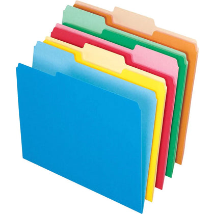 Pendaflex Letter File Folders - Top Tab 1/3 Cut 11 pt - 100/Box