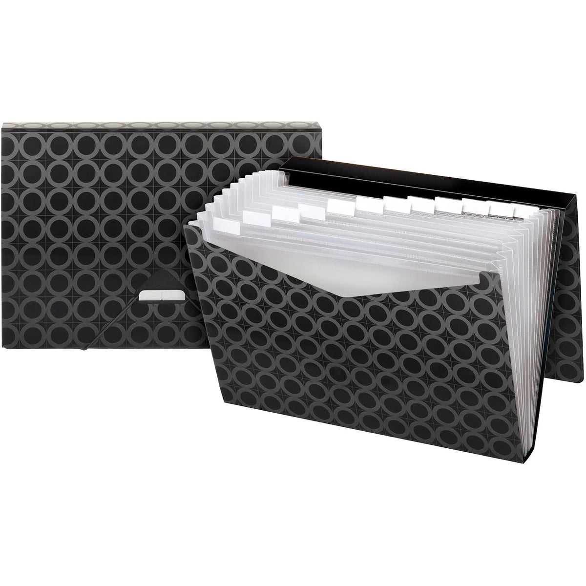 Pendaflex Letter Recycled Expanding File: 13-Pocket Black File Water/Tear Resistant - Files