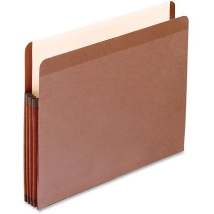Pendaflex Letter Recycled Expanding File - Durable Red Fiber - 10/Box - Filing Jackets & Pockets