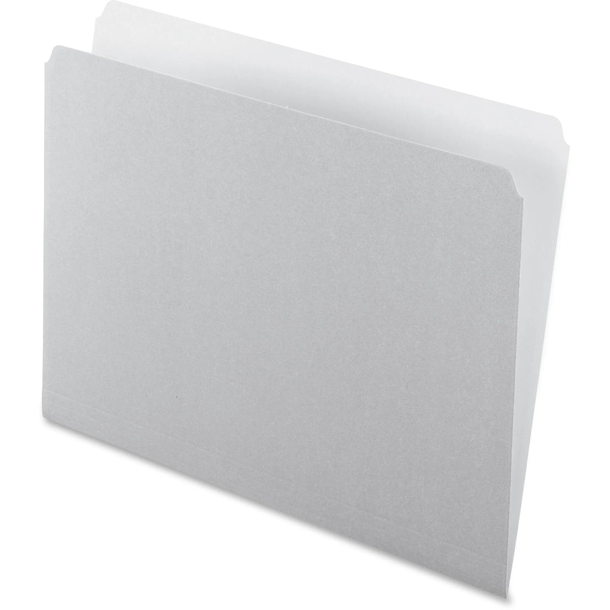 Pendaflex Letter Recycled File Folders - 11 pt. Gray - 100/Box - Top Tab