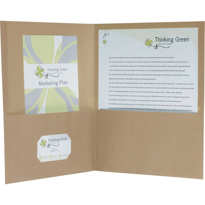 Pendaflex Oxford Recycled Pocket Folder - 100% Fiber Tear Resistant - Report Covers