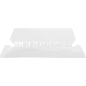 Pendaflex Plastic Hanging Folder Tabs - Clear 5 Tabs/Set - Index Accessories & Page Markers