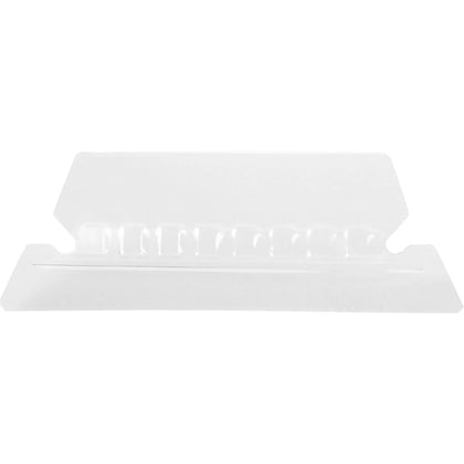 Pendaflex Plastic Hanging Folder Tabs - Clear 5 Tabs/Set - Index Accessories & Page Markers