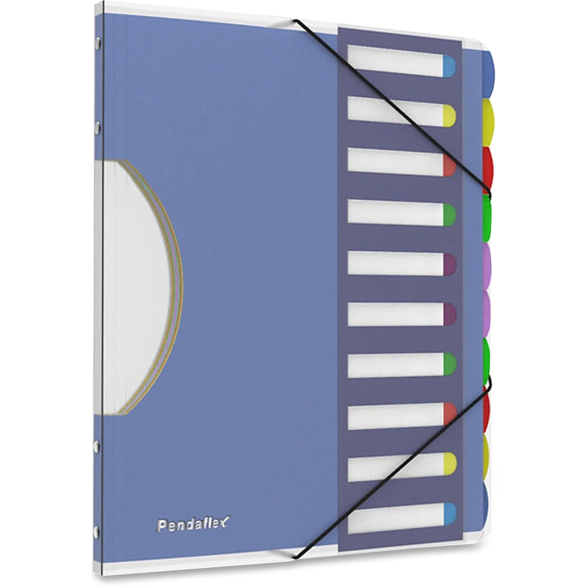 Pendaflex Poly Project Sorter: 10 Dividers Multicolor Elastic Closure - Filing Jackets & Pockets