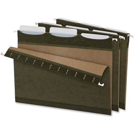 Pendaflex Ready-Tab Hanging Folders - Green 1/3 Tab Cut - 25/Box - & Accessories