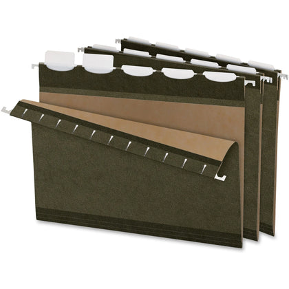 Pendaflex Ready-Tab Hanging Folders - Green 1/5 Tab Cut - 25/Box - & Accessories
