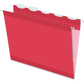 Pendaflex Ready-Tab Hanging Folders - Red 1/5 Tab Cut Letter Size - & Accessories