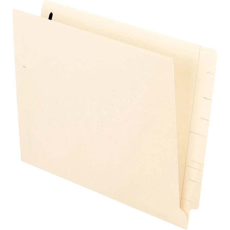 Pendaflex Recycled End Tab File Folders - Heavyweight Manila 2 Fasteners - 50/Box