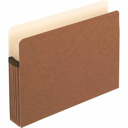 Pendaflex Recycled Expanding File: 8 1/2’’ x 11’’ - 5 1/4’’ Expansion - Manila Tyvek Red Fiber - Files