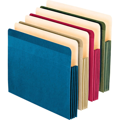 Pendaflex Recycled File Pocket: 700-Sheet Capacity 3.5’’ Expansion 4-Pack - Filing Jackets & Pockets