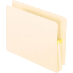 Pendaflex Letter Recycled File Pocket - 8 1/2’’ x 11’’ - 3 Expansion - Manila Tyvek - Tab Reinforced Gusset - Filing