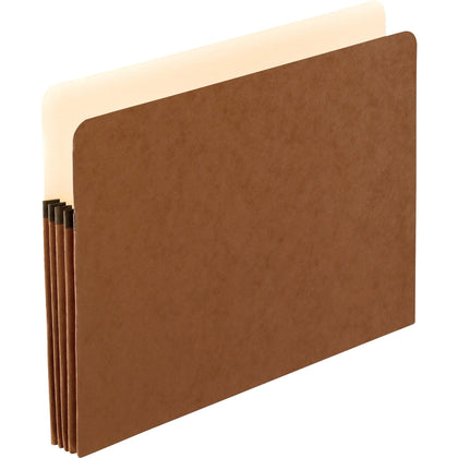 Pendaflex Recycled File Pocket: Red Fiber 3.5’’ Expansion - Expanding Files
