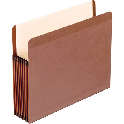 Pendaflex Recycled File Pocket: Red Fiber 7’’ Expansion - 5/Box - Expanding Files