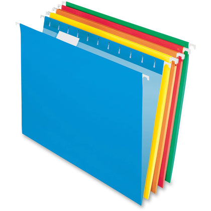 Pendaflex Recycled Hanging Folders - Letter Size - Assorted Colors - & Accessories