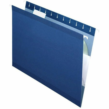 Pendaflex Recycled Hanging Folders - Navy 1/5 Tab Cut - Durable & Reinforced - Accessories