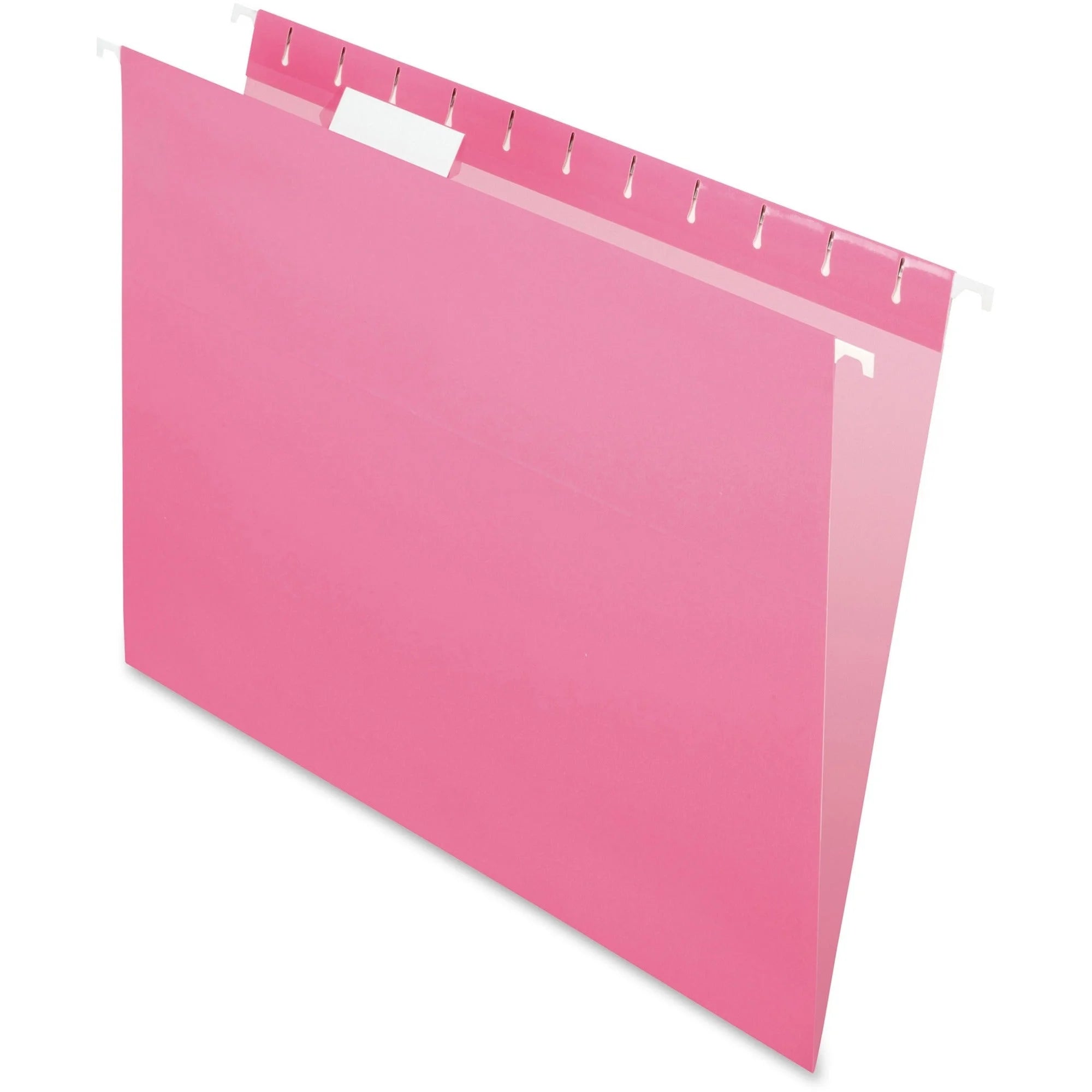 Pendaflex Recycled Hanging Folders - Pink 1/5 Tab Cut - 25/Box - & Accessories