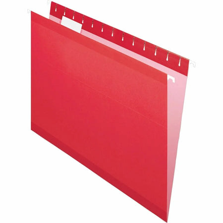 Pendaflex Recycled Hanging Folders - Red 1/5 Tab Cut - 25/Box - & Accessories