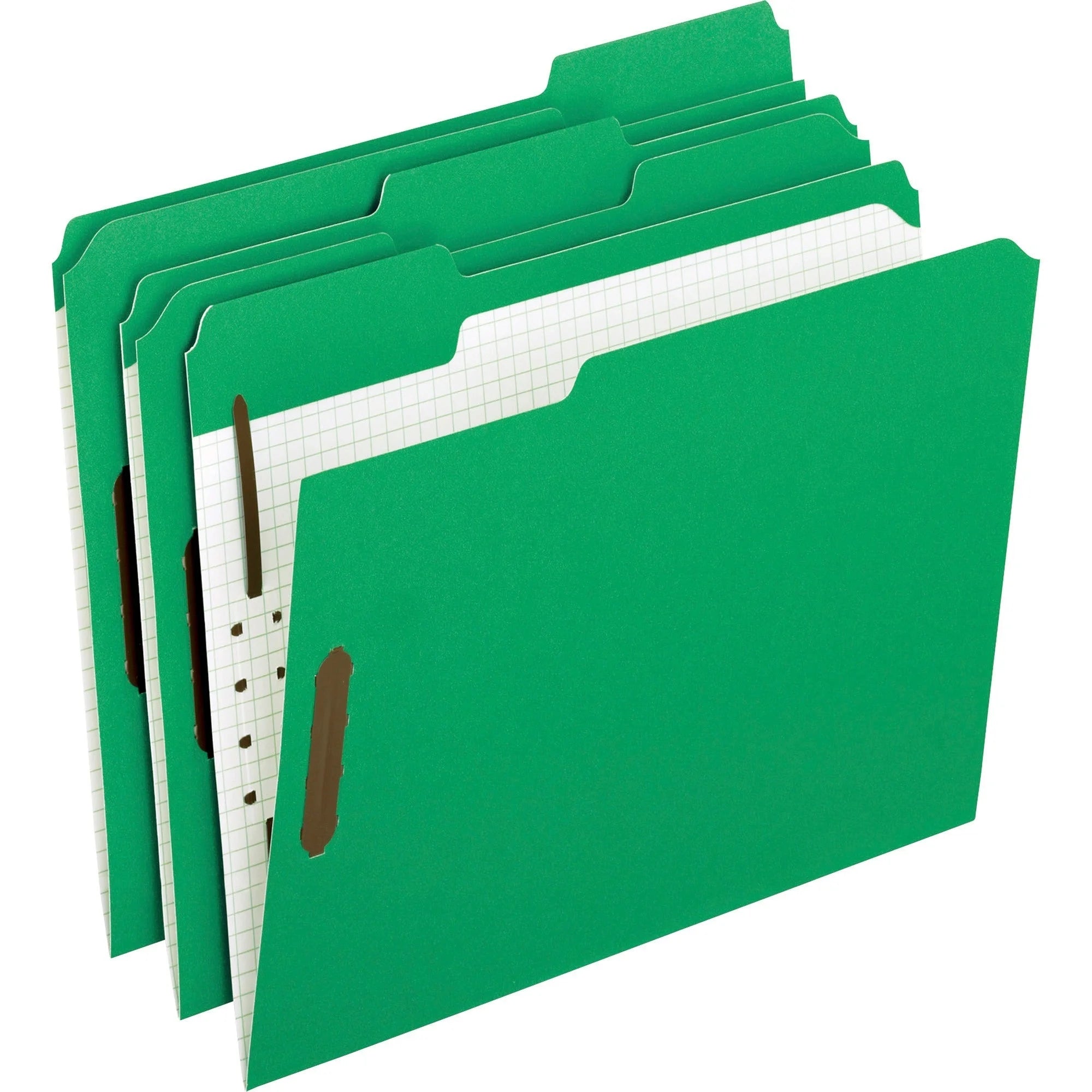 Pendaflex 1/3 Tab Cut Letter Recycled Top File Folder - 8 1/2’’ x 11’’ - 2’’ Expansion - 2 Fastener(s) - 1’’