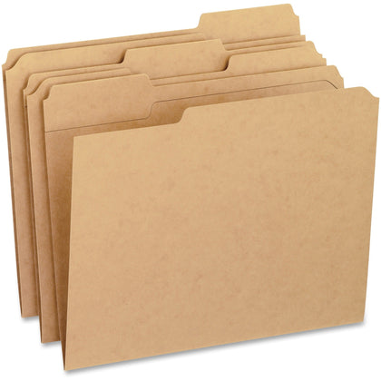 Pendaflex Recycled Top Tab File Folders - Assorted Position - 100/Box