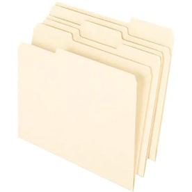 Pendaflex Recycled Top Tab File Folders - Eco-Friendly Manila - 100/Box - Specialty Envelopes