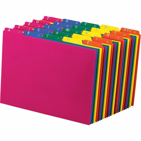 Pendaflex Top Tab Assorted A-Z File Guides - Left