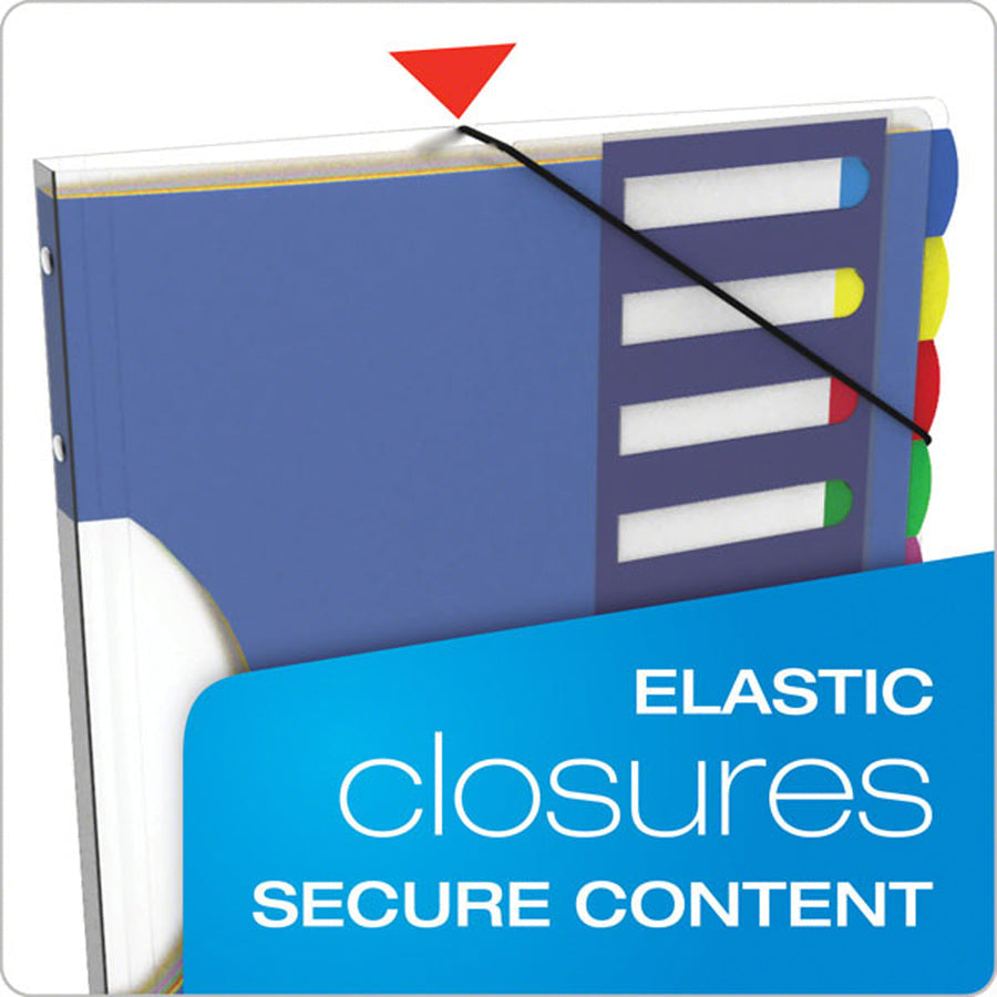 Pendaflex Translucent Poly Project Sorter - 10 x Divider(s) - Tab(s) - 8.5’’ Divider Width 11’’ Length - Letter